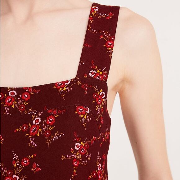 Madewell Apron Bow-Back Jumpsuit in Windowbox Floral Women’s size 0 - Picture 4 of 11